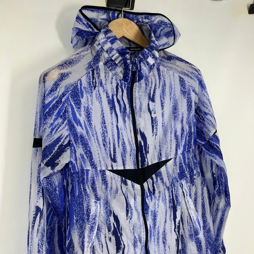 Men's‎ Nike Windrunner Wild Run Running Windbreaker Jacket S Blue DA1161-057 - Picture 13 of 13